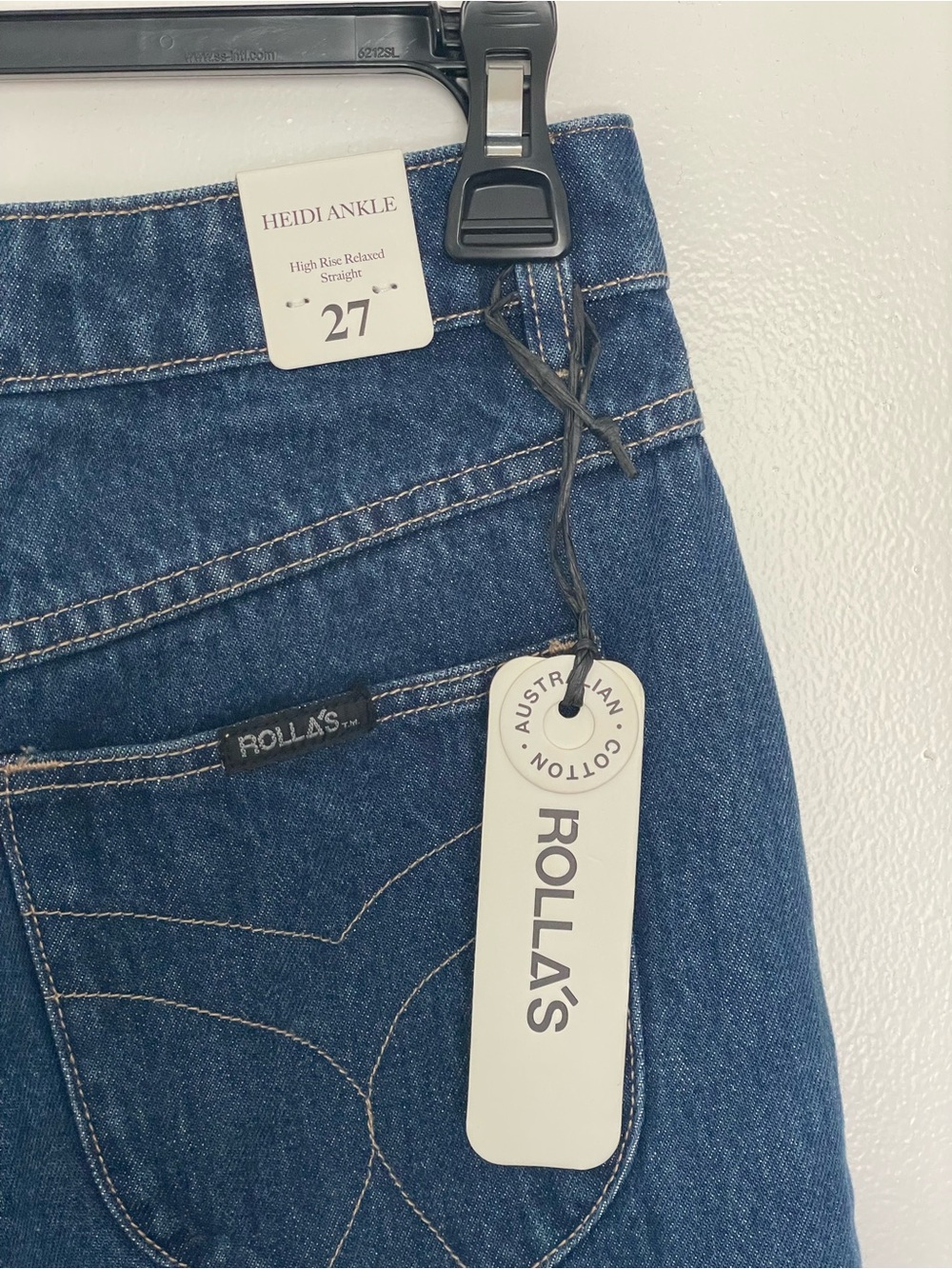 Rolla’s Heidi Ankle Wide Leg Jeans in Vintage Blue - NWT - Picture 4 of 5